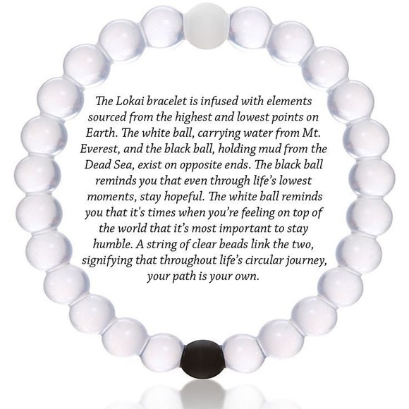 Clear & Purple Small Lokai Bracelets - Picture 3 of 3